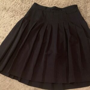 Black Pleated Circle Skirt – Versatile Everyday Skater